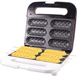 Beper P101CUD100- wafelmaker- wafel op stokje- 850watt- rood