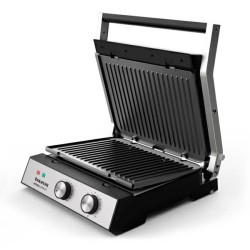 Contactgrillstand Taurus Asteria Complet 2000W Roestvrij staal